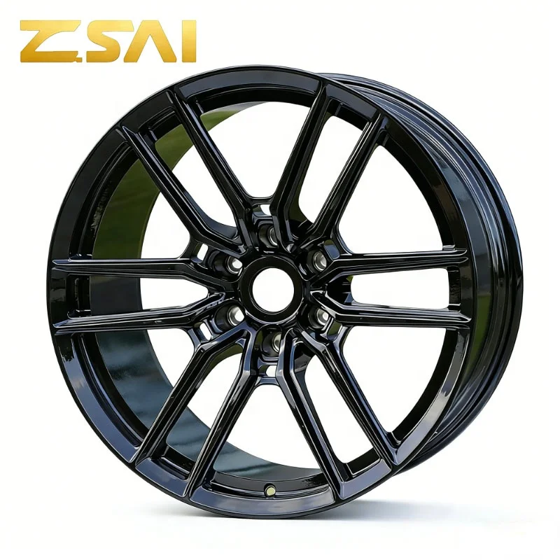 

Factory Customized 17 18 20 21 Inch DOT Certified High Gloss Black Alloy Wheels Monoblock Rims for Honda Ford