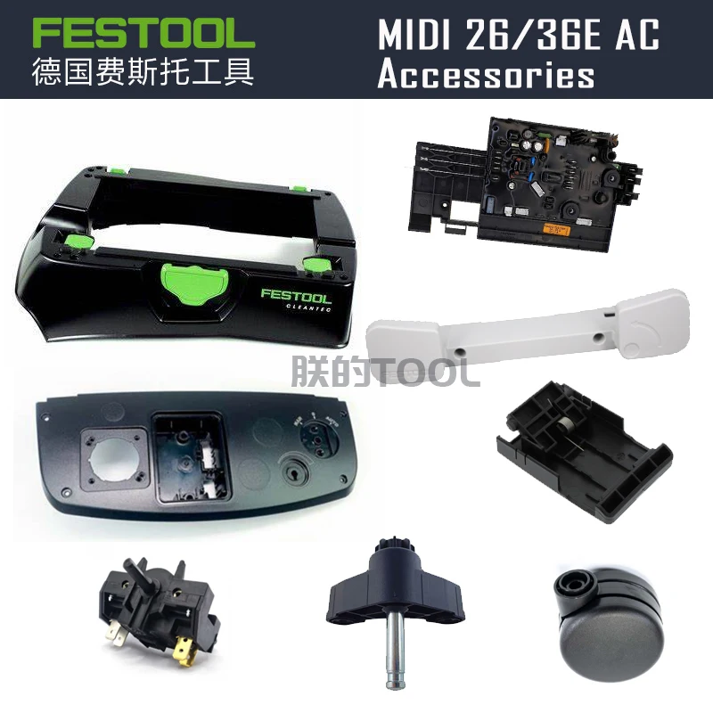

Vacuum bag26L 5pcs FESTOOL Vacuum Cleaner Accessories General Parts CTL26/36E Motor Carbon Brush Filter element Hose Three-Way