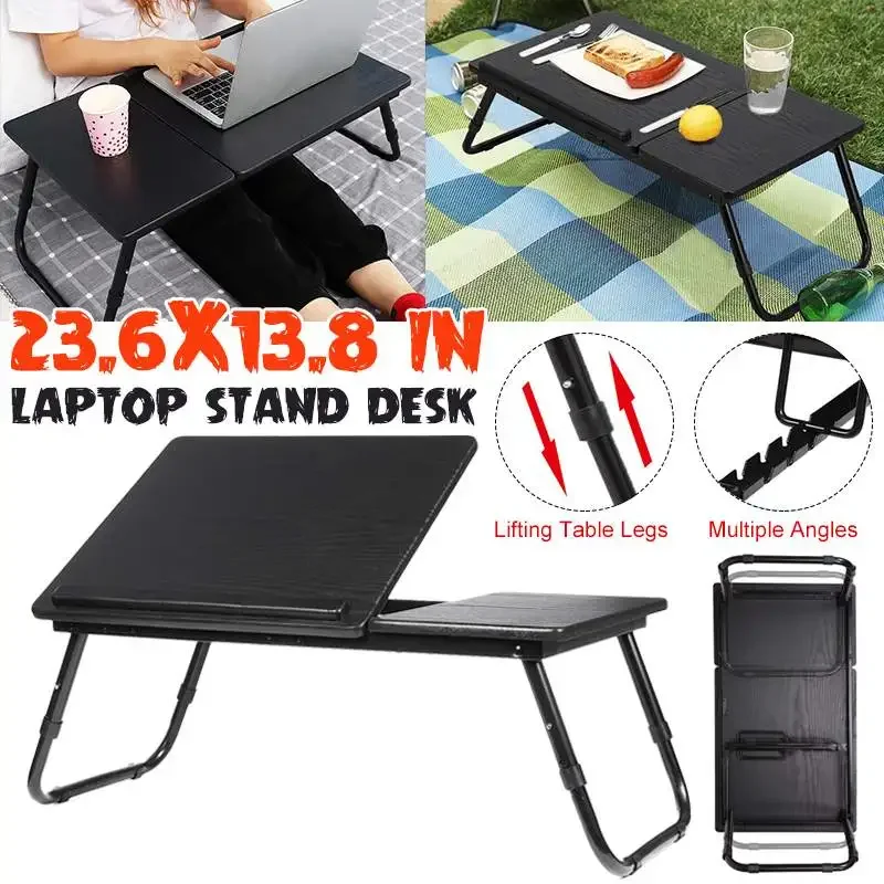 Adjustable Computer Rack Shelf Dormitory Bed Lap Desk Portable Book Reading Tray Stand monitor desktop stand Laptop Bed Table