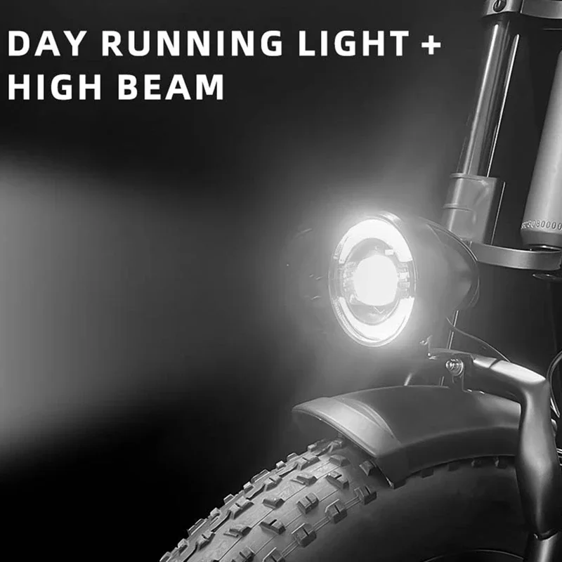 ABVH Ретро велосипедная фара для систем 48 В/36 В — комплект светодиодных передних фонарей и задних фонарей для электровелосипеда Fat Tire