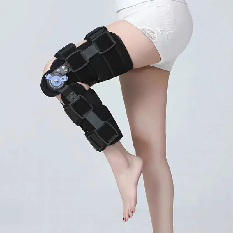 Medical Grade Adjustable Hinged Knee Leg Brace Support-For Arthritis Relief, Joint Pain, Meniscus Tear,Post Op Knee Leg Brace