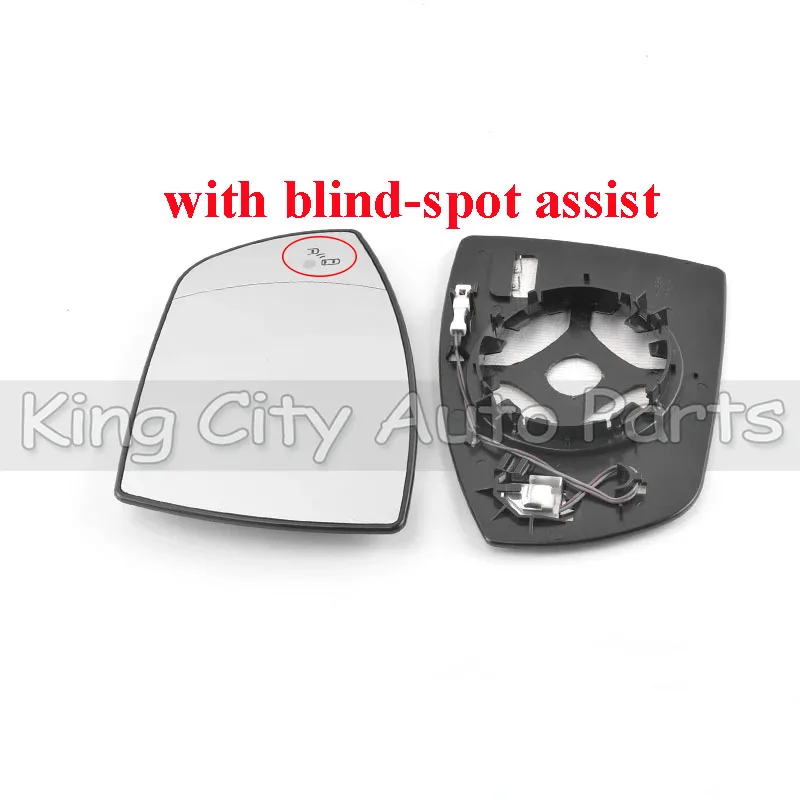 CAPQX For Ford Escape Kuga 2013-2019 Rearview Mirror Lens Glass With BSD Side Mirror Reflector Lens Heated Blind-spot Assist