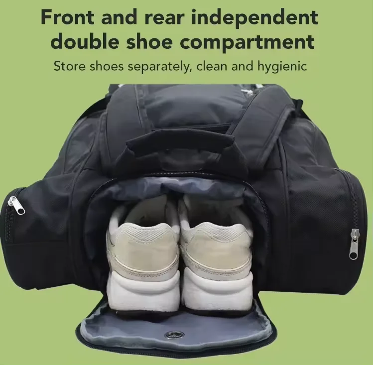 Custom Wholesale Waterproof Tennis Bag Sport Equipment Convertible Racquet Backpack With Shoes Badminton Bag