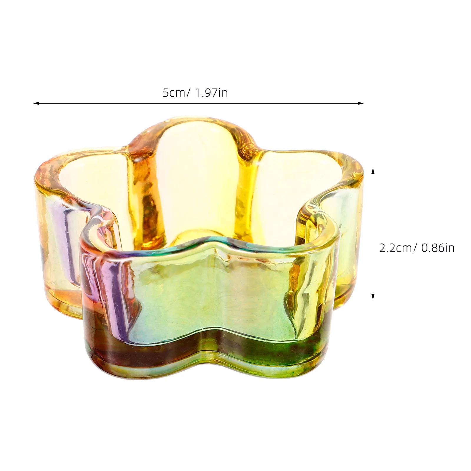 Taza de manicura de cristal estable, práctico plato para decoración de uñas, tazón de vidrio, herramienta de mezcla para polvo acrílico, plato líquido para uñas acrílicas