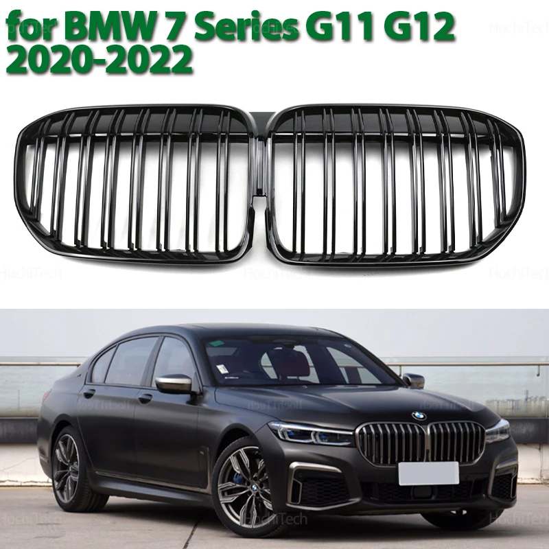 

Для BMW 7 серии G11 G12 730i 740i 750i 740e 725d 730d 2019-2022 глянцевая черная решетка для гоночных автомобилей глянцевый черный стиль автомобиля