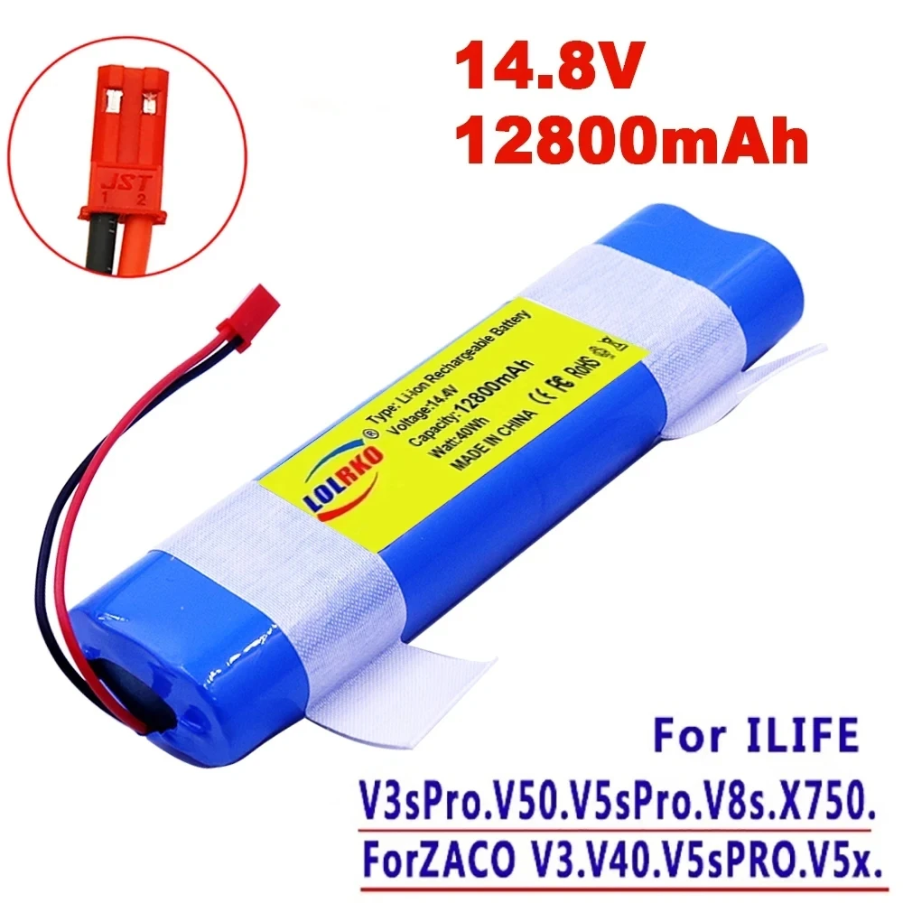 Original 14.4V Li-ion Battery For ILIFE V50 V55 V8s V3s Pro V5s Pro X750 Robot Vacuum Cleaner Battery