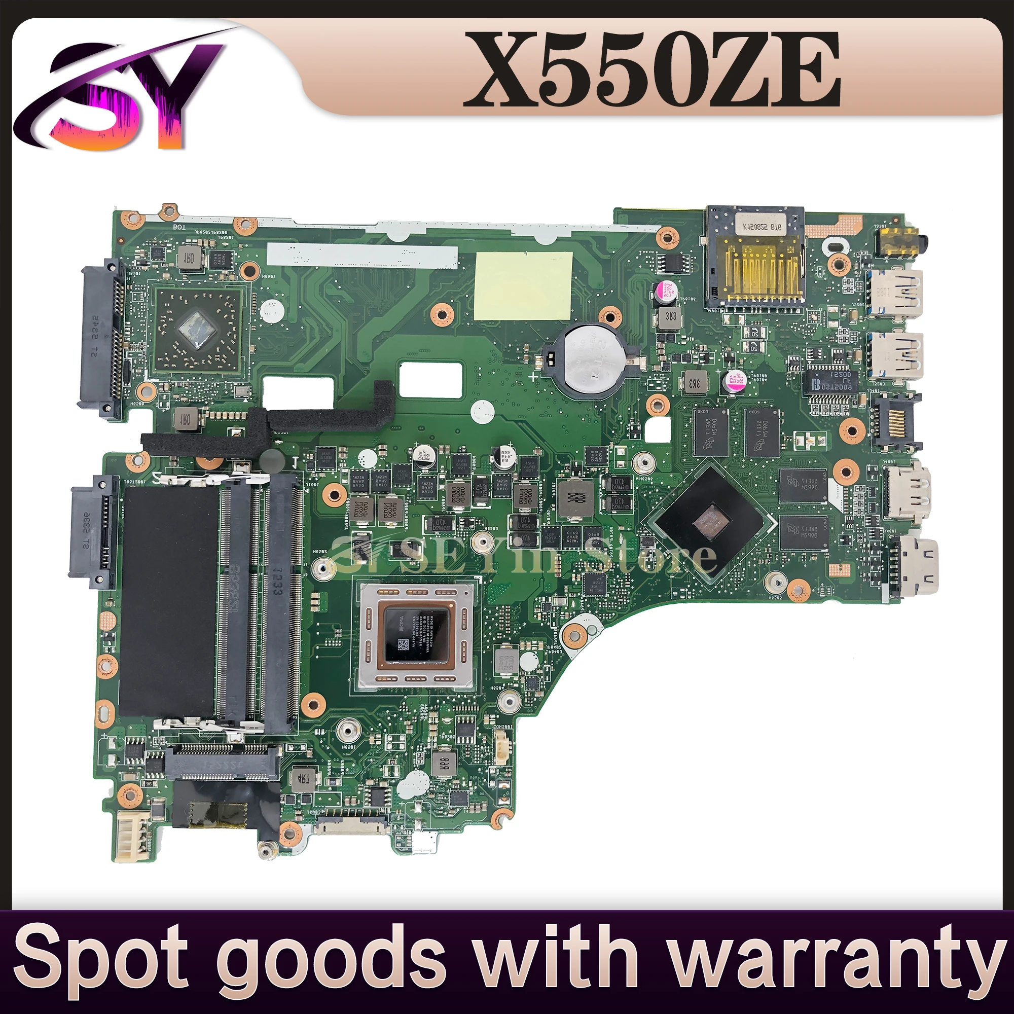 Placa base X550ZA X750Z X550ZE para portátil ASUS X550Z K555Z VM590Z A555Z A8 A10 FX7500P FX7600P UMA/PM X750DP K550D