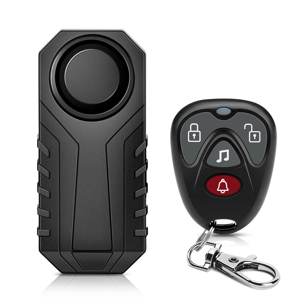 Tonerprof Allarme Bici Telecomando 113dB – Sensore Vibrazioni Impermeabile, Antifurto Moto