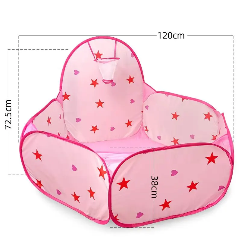 Toy Tent Cartoon Play Game House Ball Pool Pits With Basket Sport Portable Foldable Outdoor Educational Toys For Children Kids