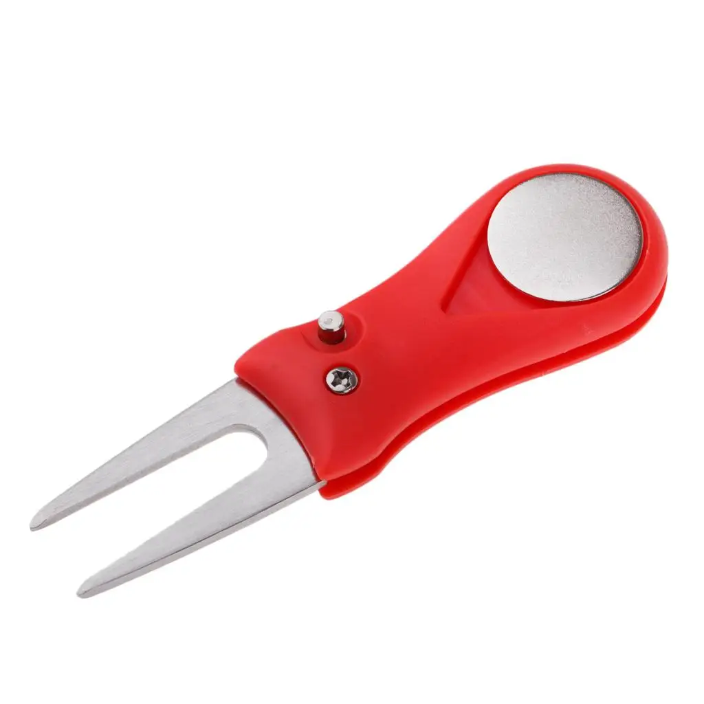 Golf Divot Repair Tool - Durable 304 Stainless Steel with Detachable Ball Marker