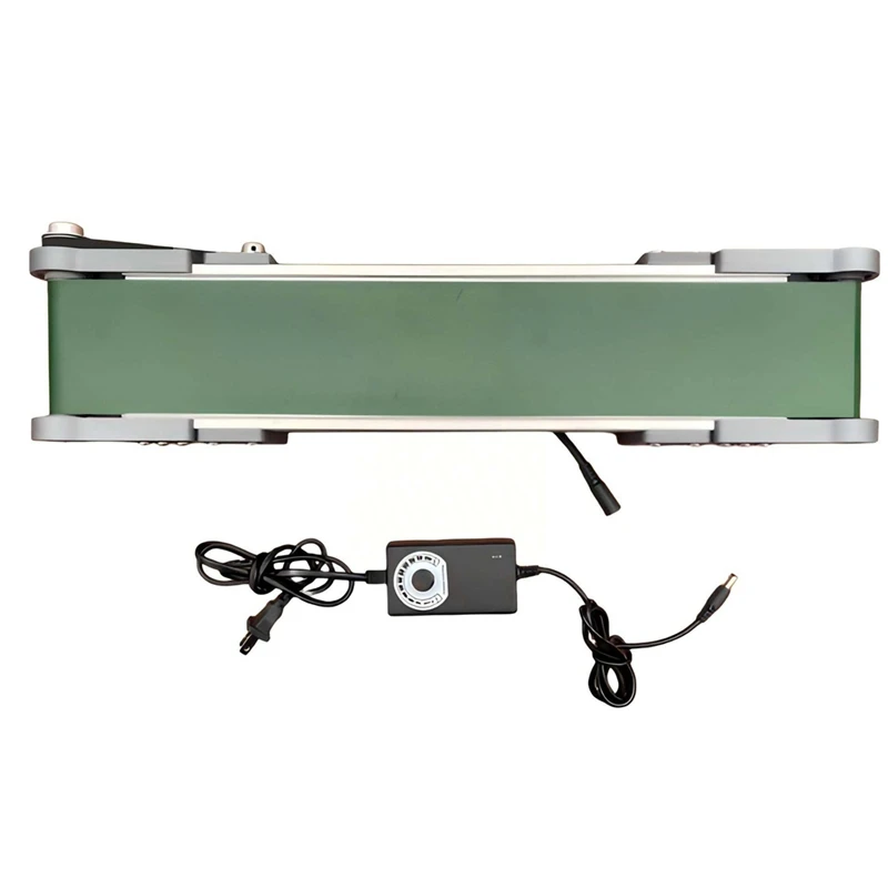 Hot Selling 10x50cm Desktop Conveyor Belt Mini Portable Laboratory Conveyor Belt with Forward Reverse Pause Functions US PLUG