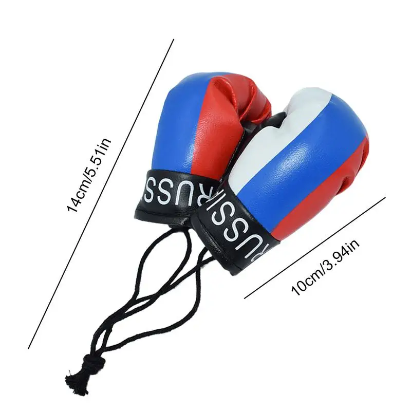 Boxing Gloves Ornament Boxing Pendant Sport Bag Charm Exquisite Boxing Gloves Fitness Ornament Realistic For Christmas Valentine