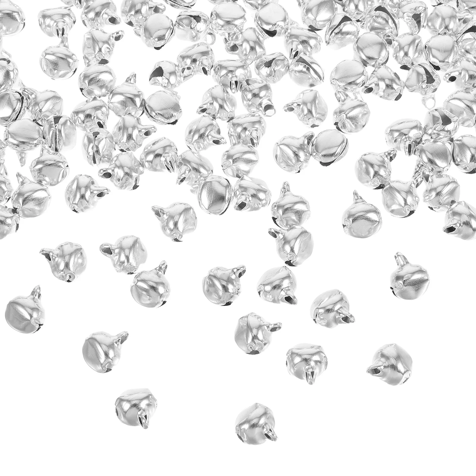 200 قطعة أجراس جلجل خمر أجراس معدنية صغيرة الحرفية دلايات المجوهرات لتقوم بها بنفسك طوق الحيوانات الأليفة ديكور المنزل جرس قلادة طوق جرس سحر