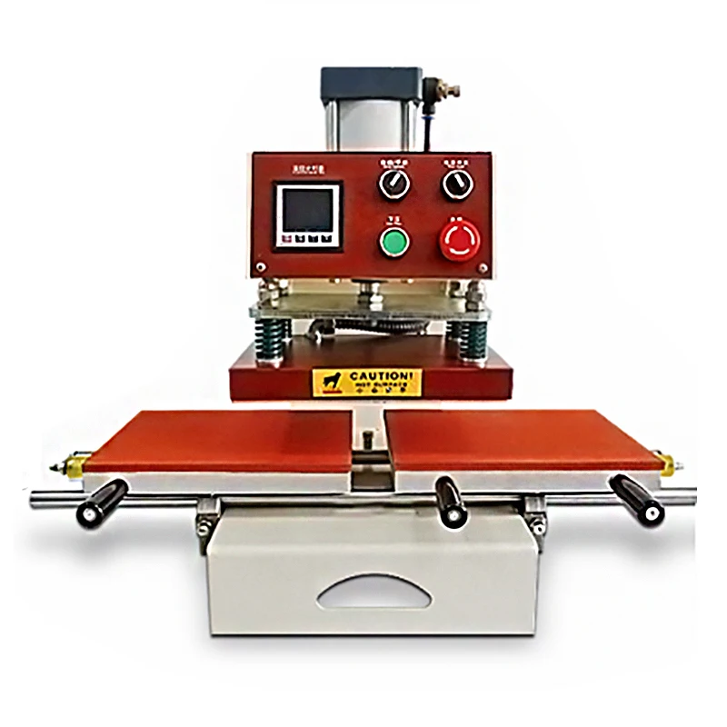 Pneumatic heat transfer machine, hot stamping and heat transfer machine for t shirt etc.