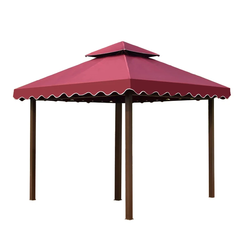 Outdoor Garden Gazebo Courtyard Villa Terrace Shade Pavilion Tourist Community Beach Street Iron Material