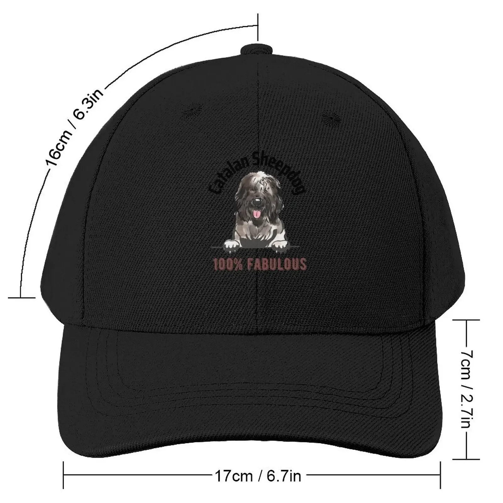 Catalan Sheepdog…100% fabulous Baseball Cap New In Hat beach hat Men Hats Women's