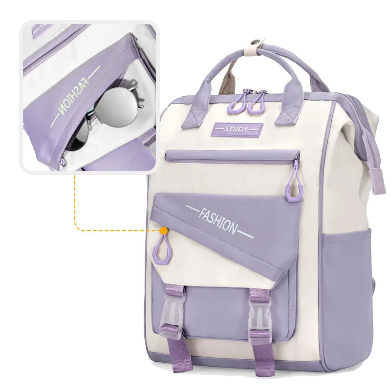 Kawaii Korean Large Capacity Fashion Pastel College Backpack