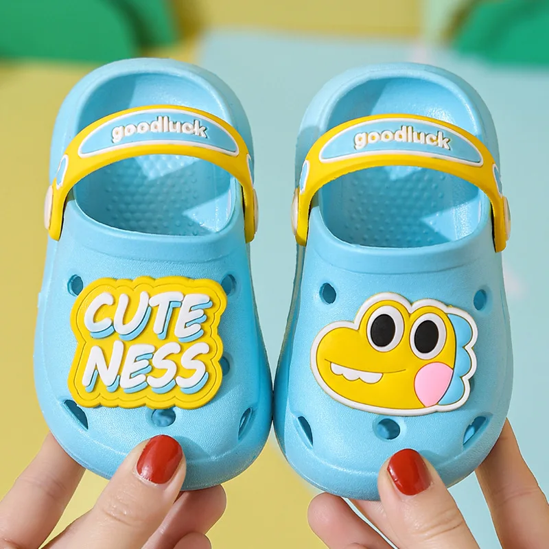 

Kids Cute Slippers For Boys Girls Cartoon Garden Shoes Toddlers Baby Summer Flip Flops Children Home Slippers Beach Shoes Clogs