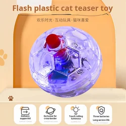 Toys For Cats Pet Sports Interactive Ball With Light Dogs And Cats Smart Funny Kittyjuguetes Para Gatos Accessories For Cats