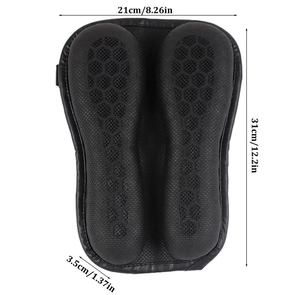 Motorfiets Zitkussen Achterbank Pads Ademend Luchtkussen Schokbestendig Moto Zadelkussen Trage Rebound Memory Gel Pad