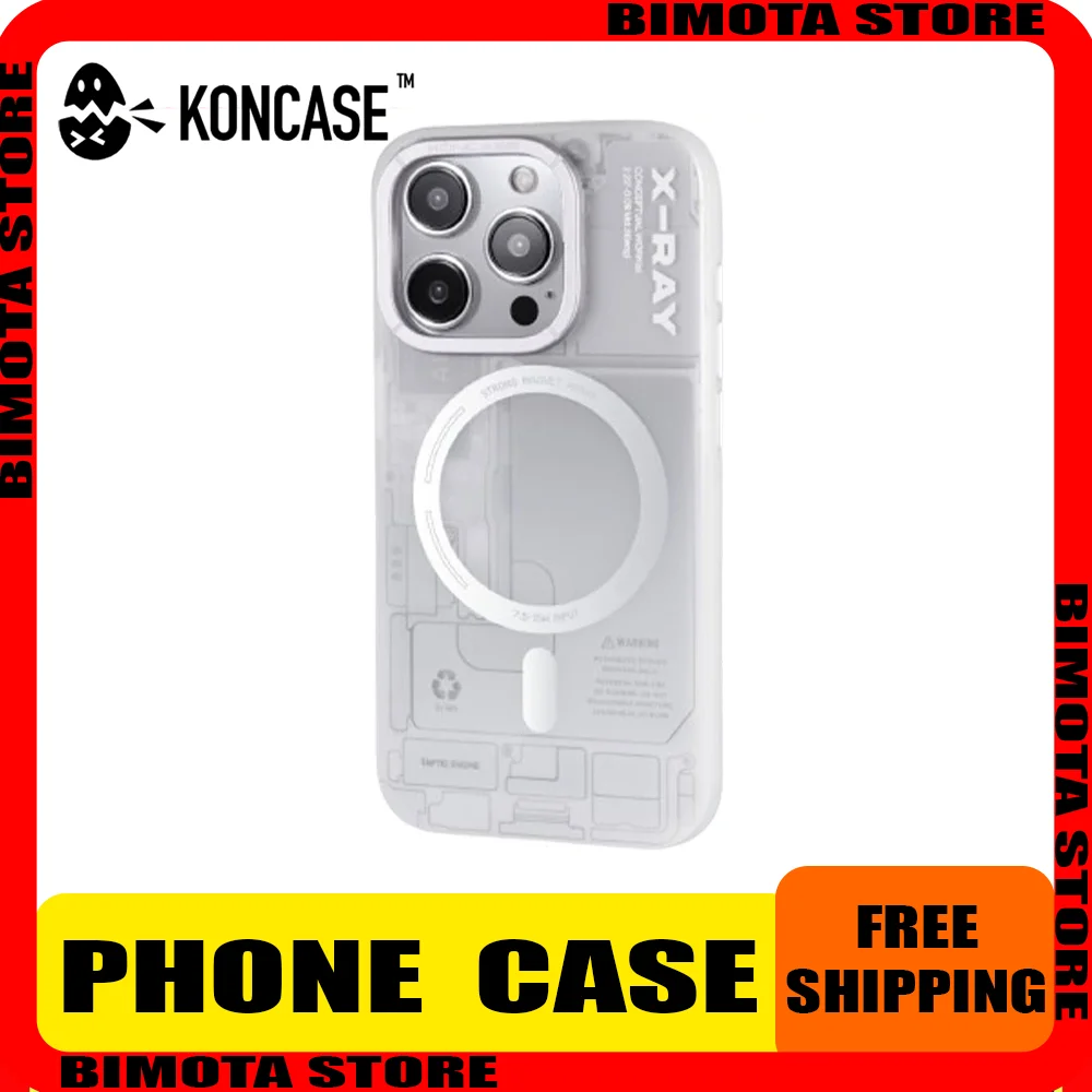 KONCASE Matte Phone Case Tpu Cover IPhone14 15 Pro Max Case Magsafe Magnetic Wireless IPhone15 Pro Max Case Anti-drop Man Gifts