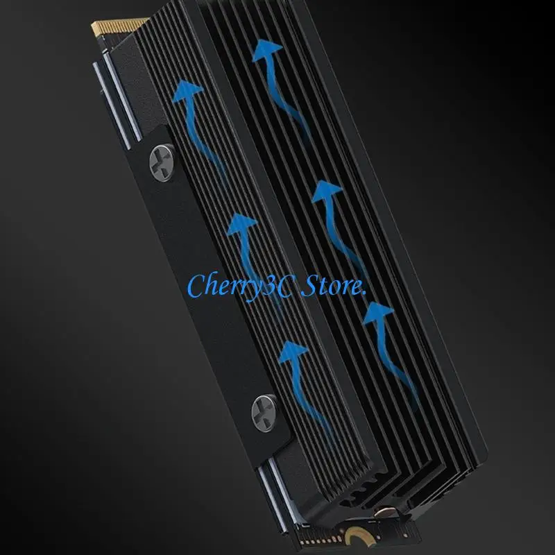 83CE M.2 2280 SSD Heatsink Cooling Radiators Sleek and Robust Metal Designs Radiators Cooler Thermal Conductive Pastes