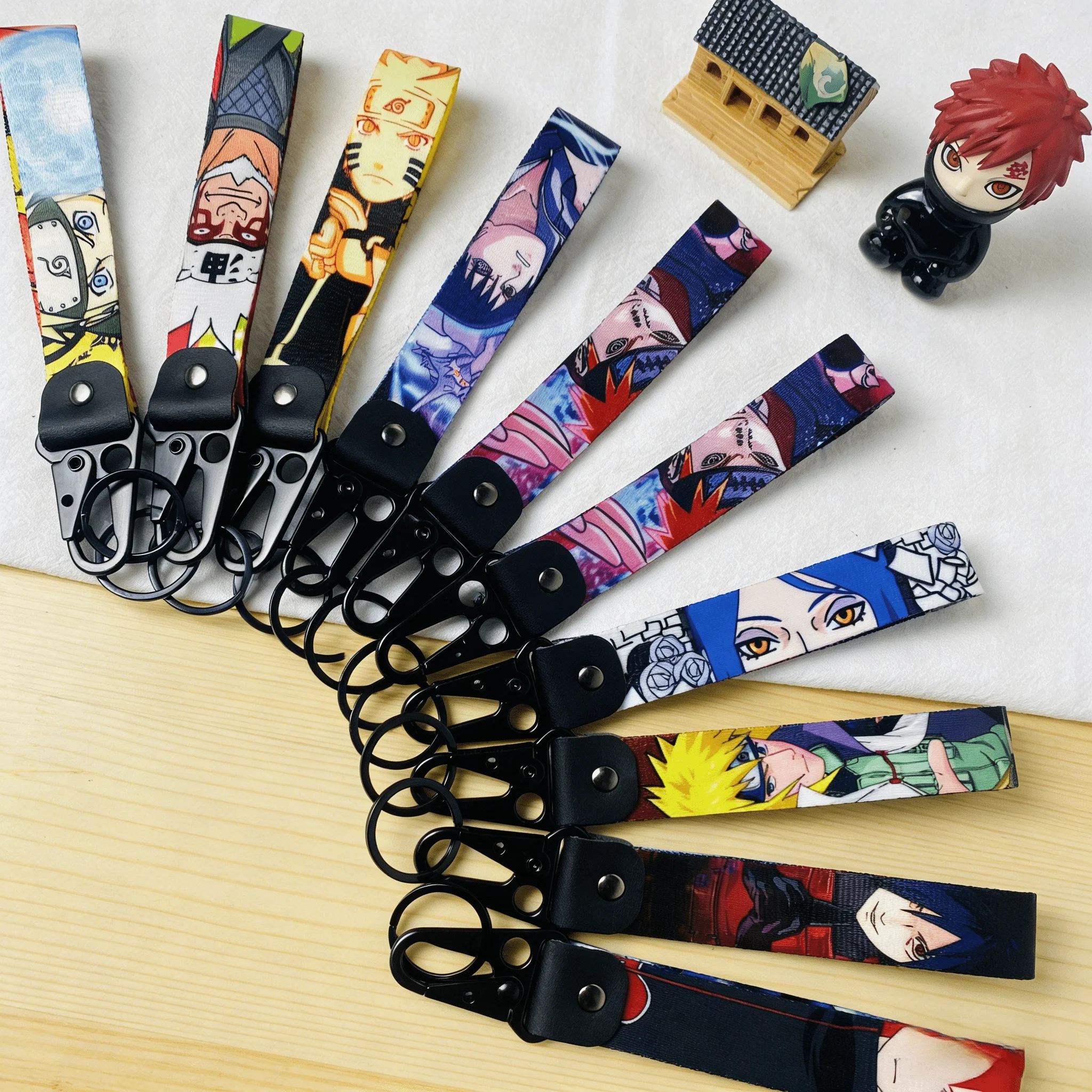 Llaveros Naruto con diseño de pico de águila, bonitos, estilo Jet Manga, accesorio de moda para bolso, joyería, soporte para llavero, regalo de anime