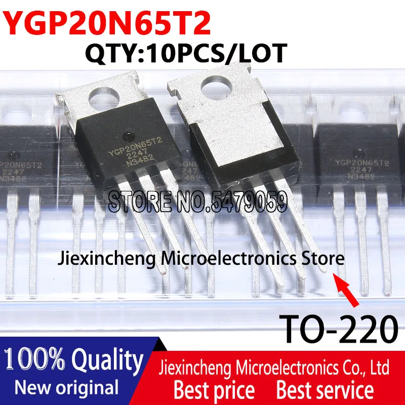 New original YGP20N65T2 YGP20N65 650V 20A TO-220 IGBT 10PCS/LOT