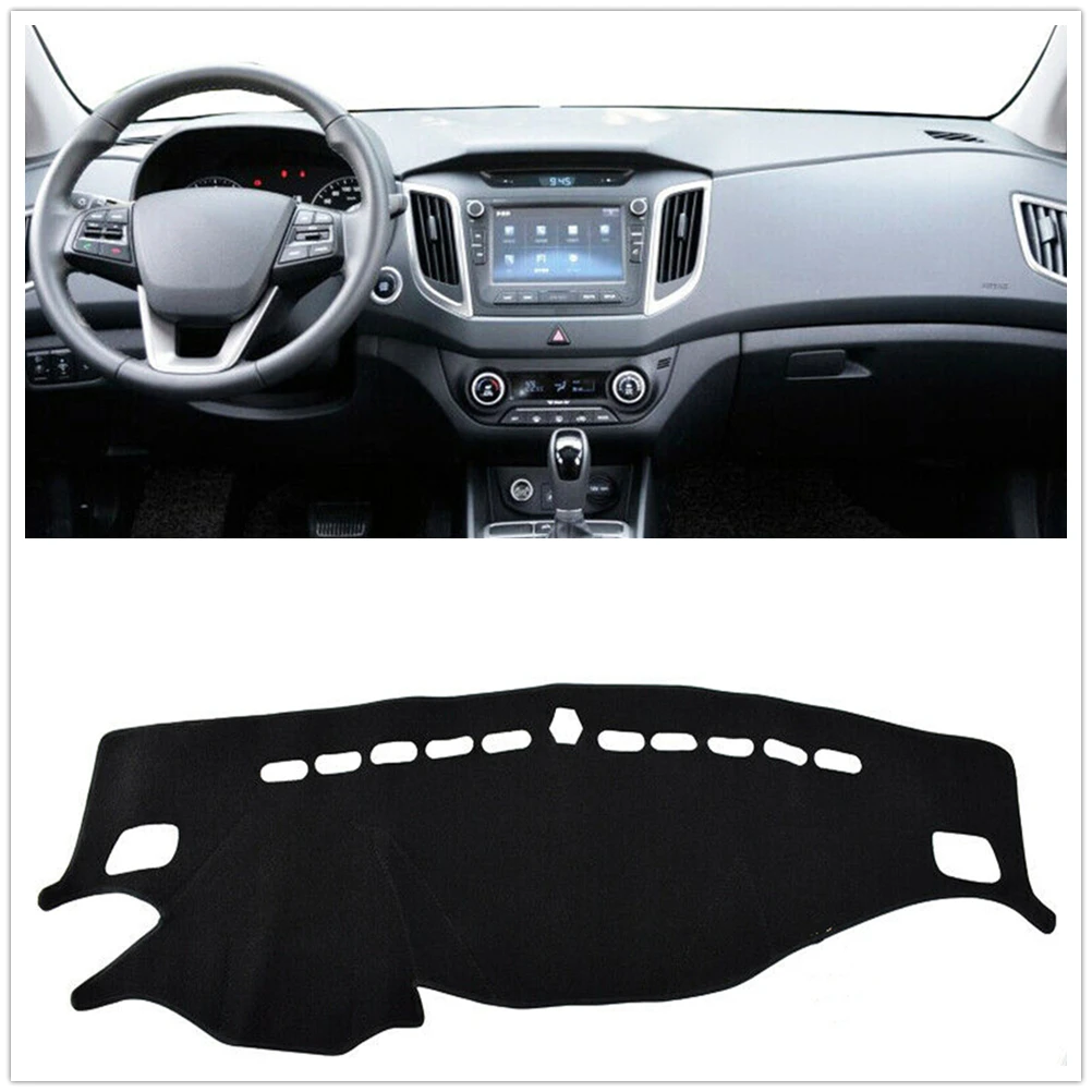 

For Hyundai ix25 Creta 2015-2019 Center Console Dashboard Cover Dashmat Dash Panel Sun Shade Carpet Pad Heat Proof Shield Mat