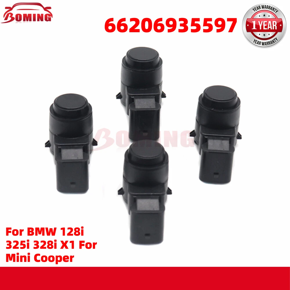 

4 шт. 66206940623 66202241431 Автомобильный парковочный бампер PDC, радарный датчик заднего хода для BMW 128i 325i 328i X1 для Mini Cooper 66206935597