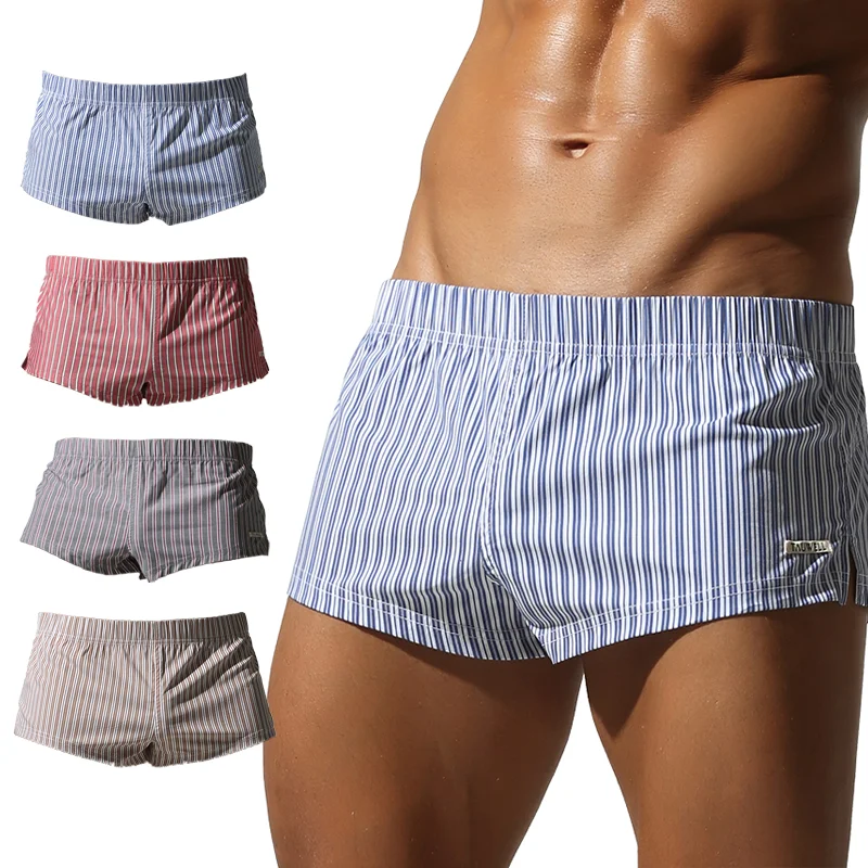 

2026 Tauwell Men's Striped Boxer Shorts Soft Breathable Loose Fit Casual Comfortable Underwear S-XXL New Arrivals