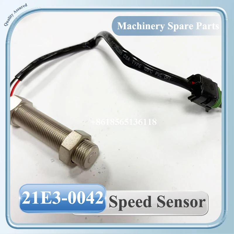 Construction Machinery Parts Speed Sensor 21Q6-15800 21E3-0042 for R210 R215-7 21Q615800 21E30042 Revolution Sensor