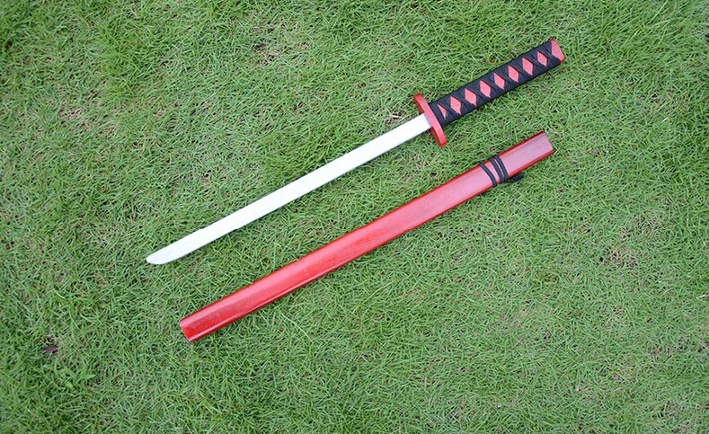 Hout Japan Samurai Zwaard Wollen Zwaard Singlestick Mudao Speelgoed Show Rekwisieten Katana Kind Spelen Pk Schermen Speelgoed Martial Art Kung Fu Liefhebbers