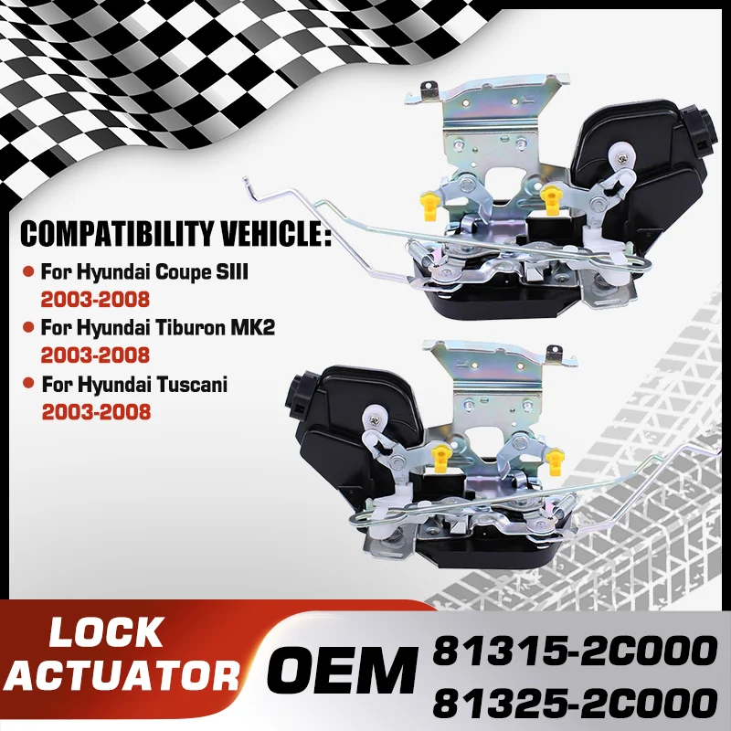 

Car Power Door Lock Actuator Latch Motor Mechanism For Hyundai Coupe SIII Hyundai Tiburon GK MK2 Hyundai Tuscani 2003-2008