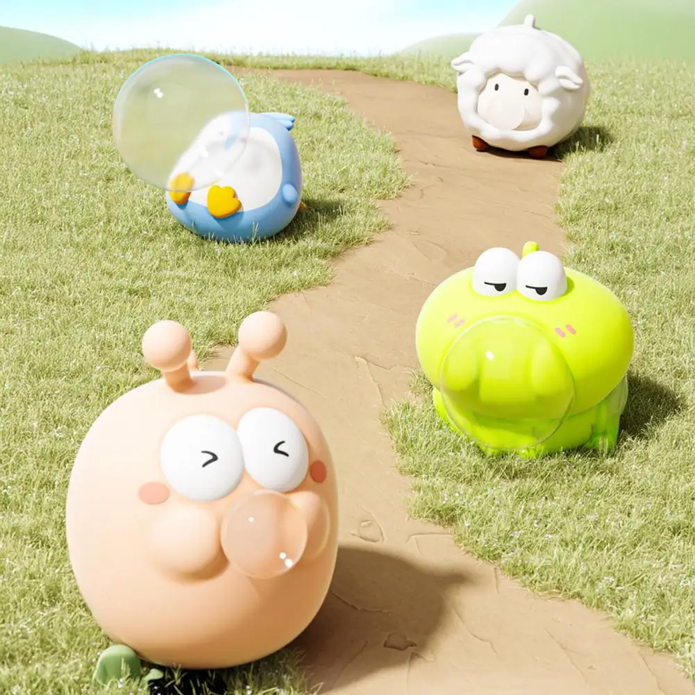 Stress Relief Toy Bubble Squeeze Toy Stress Relief Eyes Rabbit Frog Penguin Snail Sheep Pinch Desk Toy for Anxiety Play Adults