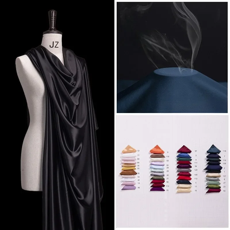 

100x150cm Acetate High-End Fabric Triacetate Fabric Natural Fiber Satin Fabric Heavy Acetate Satin Silk Materials