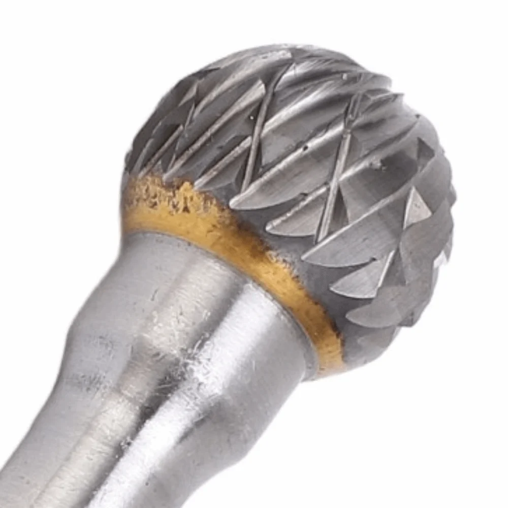 Alloy Steel Rotary Burr Bit Double Cut Universal Carbide Burr File Wear-Proof Grinding Burr Head Chassis Metal Polishing