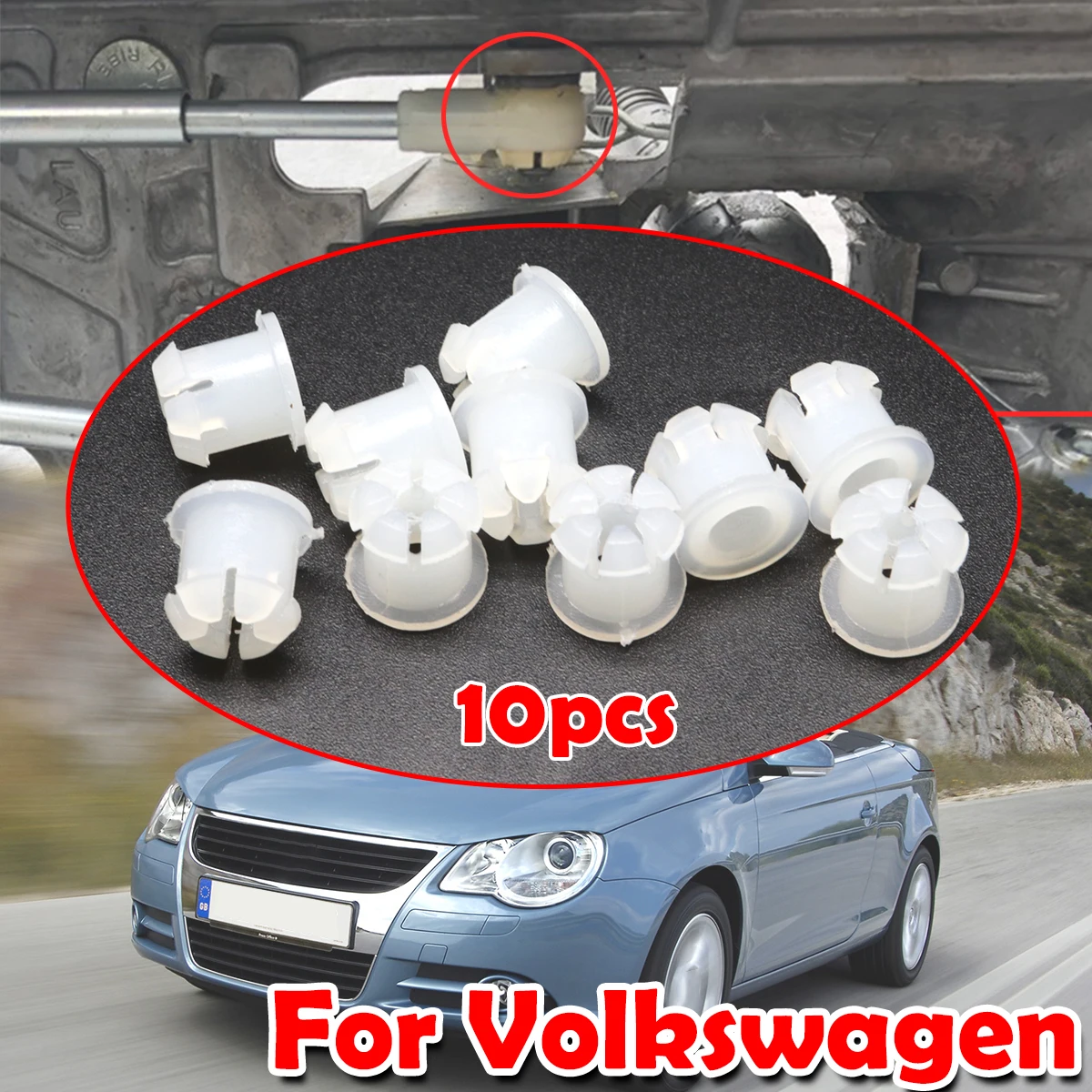 

Manual Shifter Cable Bushing For VW GOLF JETTA Beetle Jetta Passat Rabbit Eos Rubber Grommet Clip Shift linkage Rod Repair Kit