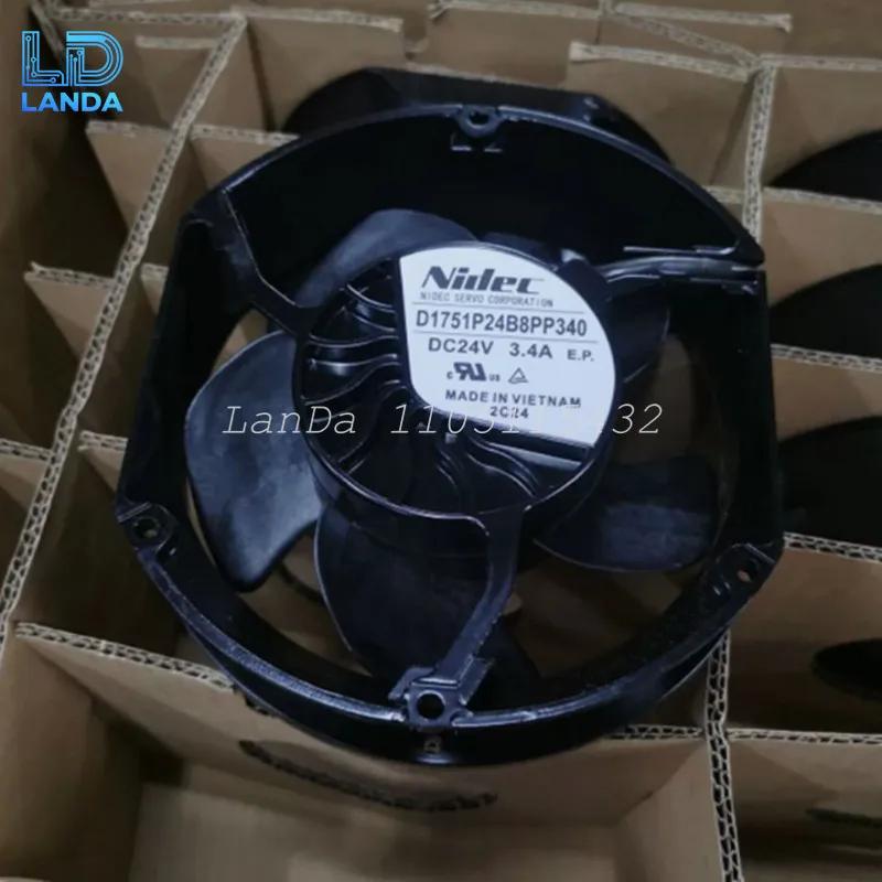 

FOR NIDEC 100% Brand New and Original Cooling Fan D1751P24B8PP340