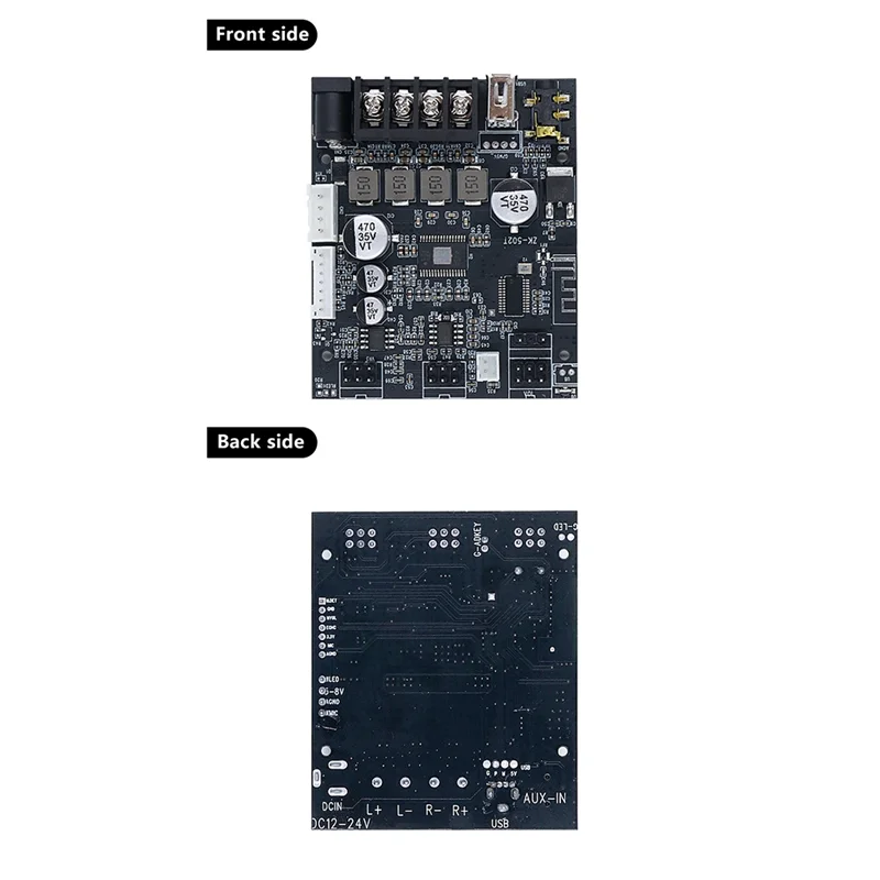 FFYY-ZK-502T 50W + 50W Scheda amplificatore di potenza Bluetooth 5.4 integrata con piombo, scheda amplificatore ricevitore audio stereo T PA3116D2