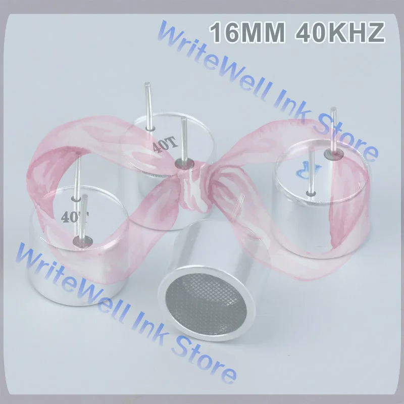 5/10Pcs 16mm 40K R And T Ultrasonic Sensor Emitter TCT40-16T 40KHz Transmit+receive Aluminum Accessories