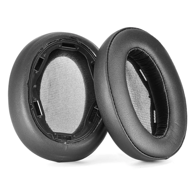 Soft Ear Pads Cushion For Sony WH-910N Wireless Headphone Replacement Earpads Protein Leather Memory Sponge Earmuffs With Buckle