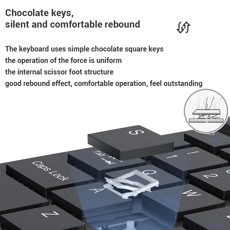 Keyboard Bluetooth nirkabel, perangkat Android untuk Tablet Tab 18 Tab 16 Tab 13 Tab 15 Tab 11 Tab12