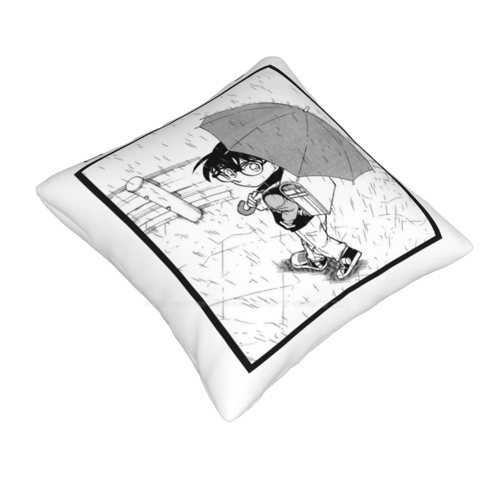 Detective Conan Edogawa Conan Pillows Case Bedroom Home Decoration Detective Conan Anime Manga