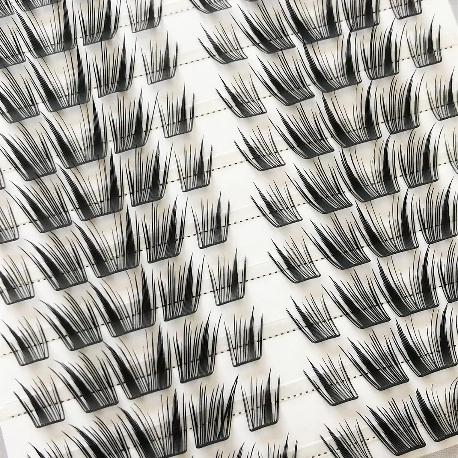 DIY Lash extensions geen lijm 11-13mm Valse Wimpers Natuurlijke Look individuele cluster nep wimper Voor Vrouw make-up Dagelijkse wimpers