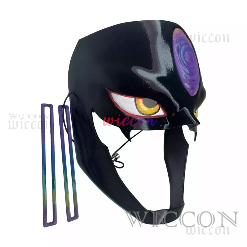 أنيمي Dandadan Jiji تأثيري DAN DA DAN تمتلك Jiji زي شعر مستعار قرط كبس مجموعة قناع أقراط عيون هالوين الرجال حفلة يتوهم