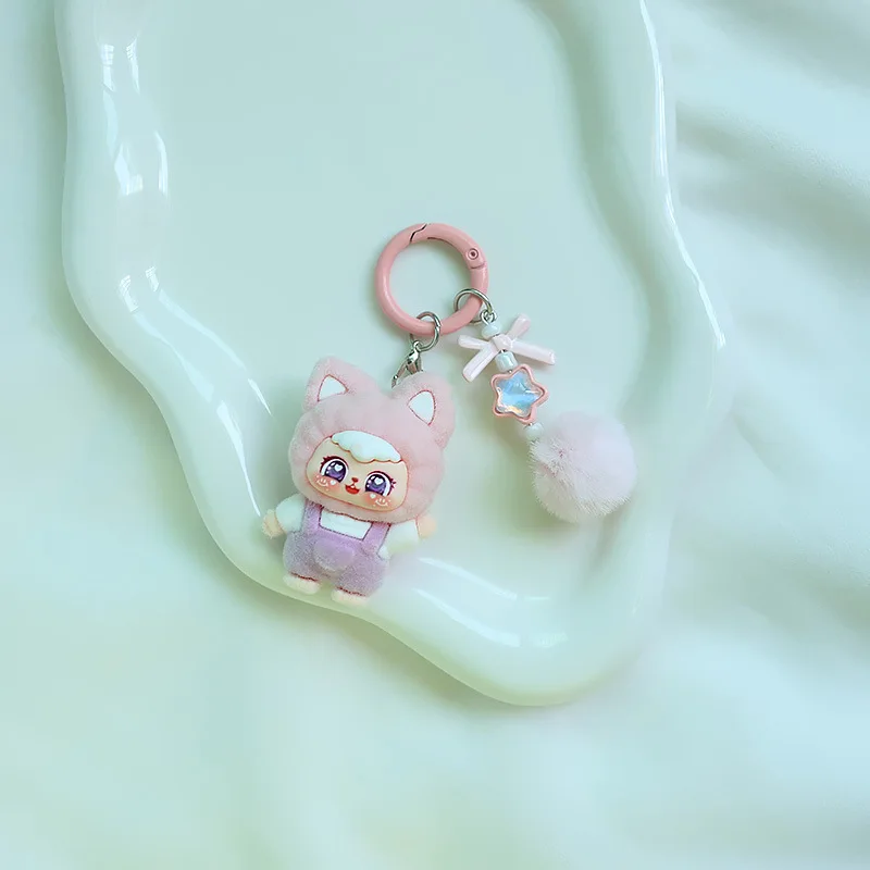 

1PCSThumb-waving Cat Li L toy keychain cartoonbean b accessorypendant for student mobile phonekeychain accessory