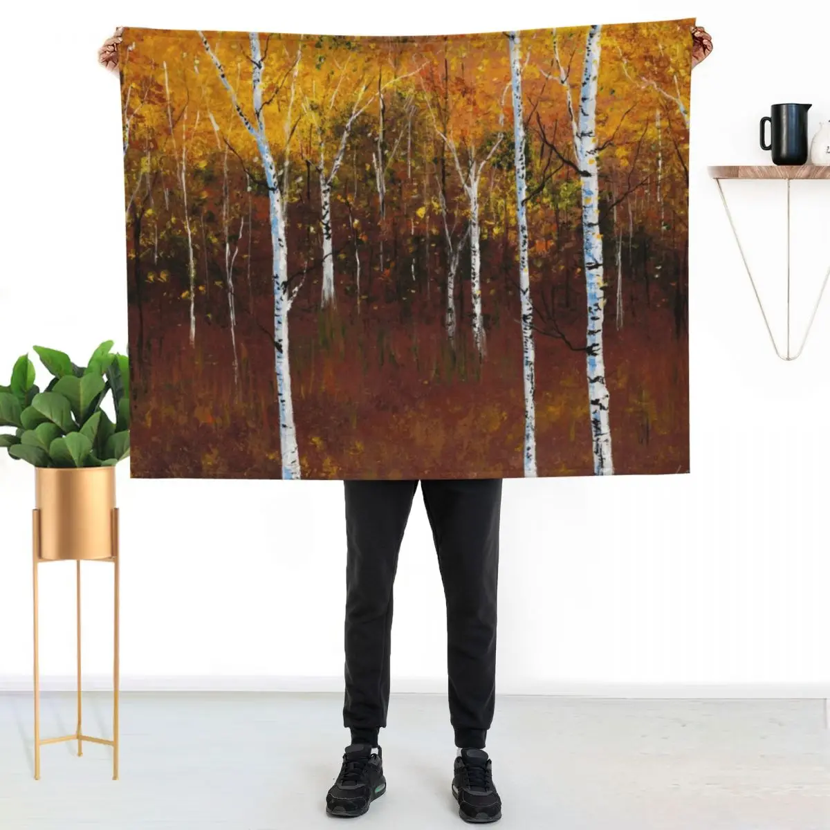 Until Spring Comes Around Throw Blanket couch cozy soft plush fuzzy picnic outdoor blanket