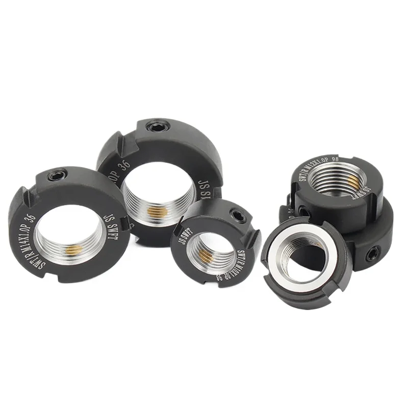 Precision Lock Nut Type R, Radial Lock 17/1824 Machine Tool Screw Retreat Anti-Loose Round Nut and Cap