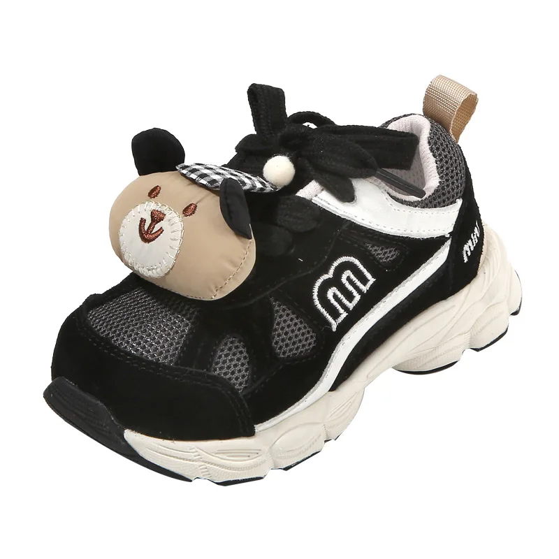 كارتون 2025 أحذية الأطفال الجديدة للربيع والخريف أحذية رياضية للأطفال أحذية كاجوال على شكل دب لطيف #5